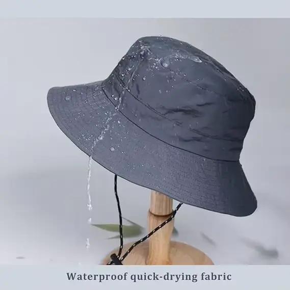Chapeau seau imperméable pour femmes et hommes-Protection UV