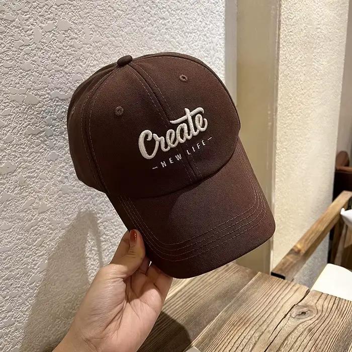 Nouveau chapeau de baseball rigide pour grandes têtes femmes avec langue de canard couleurs variées ajustement parfait occasions estivales et hivernales