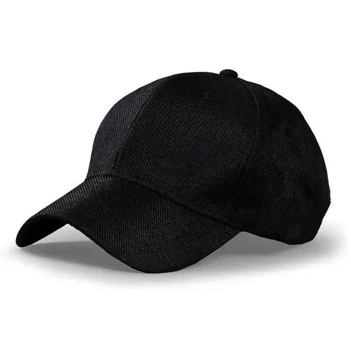 Casquette de Baseball en Faux Lin pour Homme et Femme