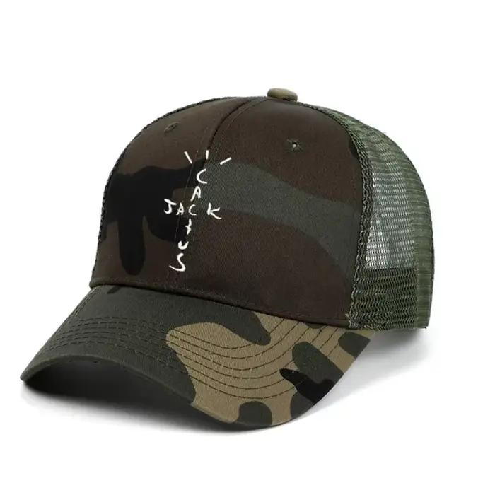 Casquette de baseball unisexe avec lettre JACK brodée