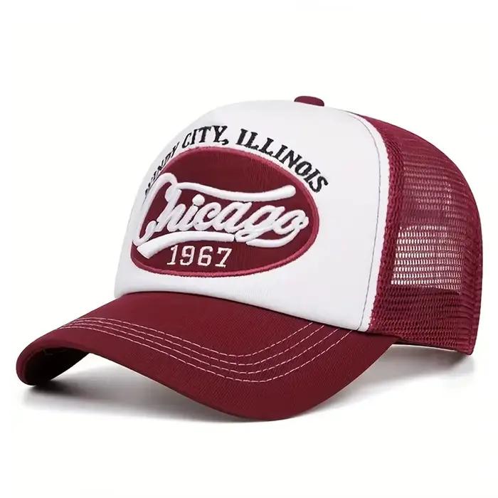 Nouvelle Casquette de Baseball 2026 CHICAGO1967 Brodé en Maille