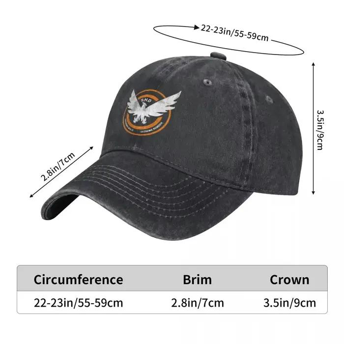 Casquette de baseball The Division SHD, logo grunge 2 A