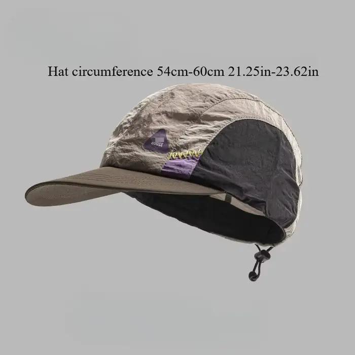 Casquette de baseball vintage en nylon imperméable brodée pour hommes et femmes