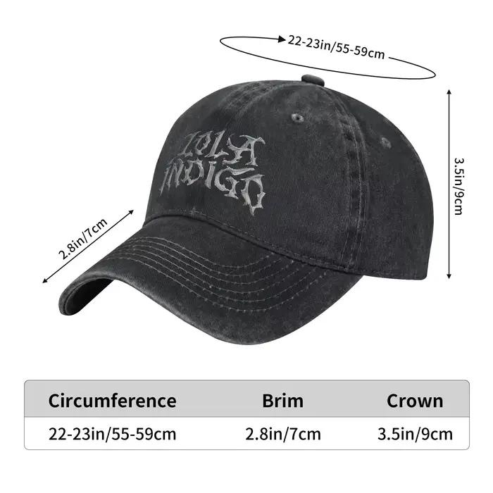 L-Lola Indigos Tour 2025 casquette de Baseball soleil femmes hommes imprimer camionneur chapeau été décontracté Tennis
