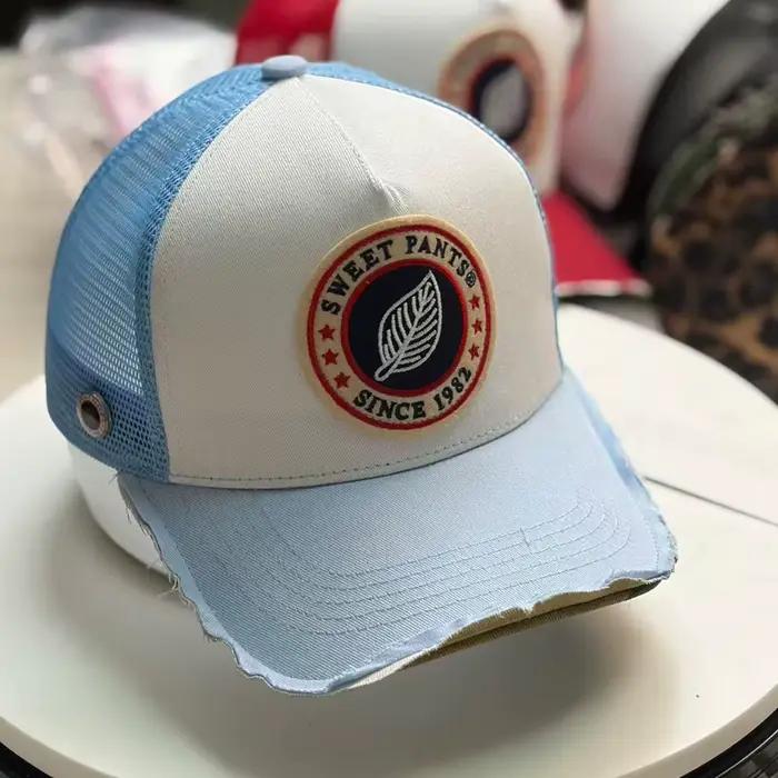 Casquette de baseball personnalisée avec broderie du logo du fabricant casquette plate à visière plate style hip-hop casquette de chauffeur de camion casquette bec de canard pour homme personnalisée occasionnels usage quotidien sport occasions spéciales