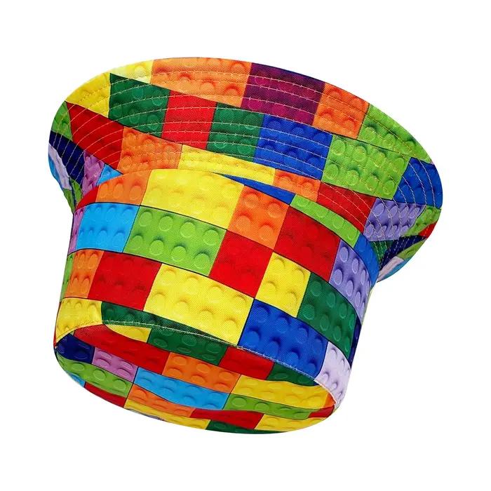 Chapeau de pêcheur personnalisé avec blocs de construction
