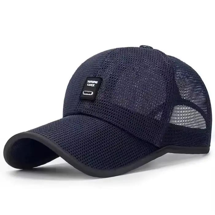 Casquette de baseball en maille respirante pour homme