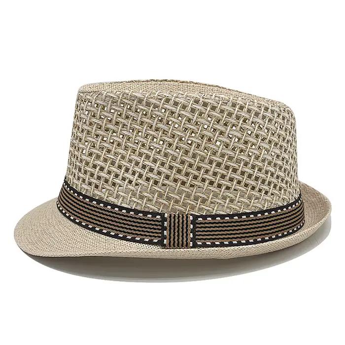 Chapeau de paille d'été tendance pour homme