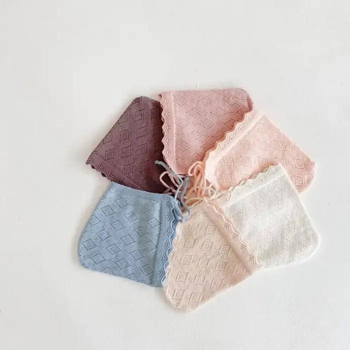 Bonnet en coton pour bébé fille de 0 à 24 mois