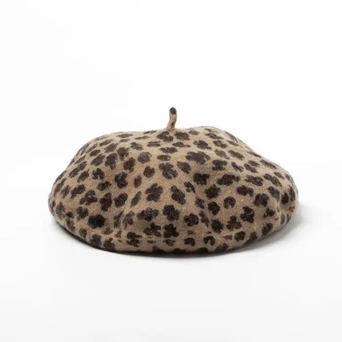 Béret à imprimé chimleopard pour femme, parfait avec n'importe quelle tenue