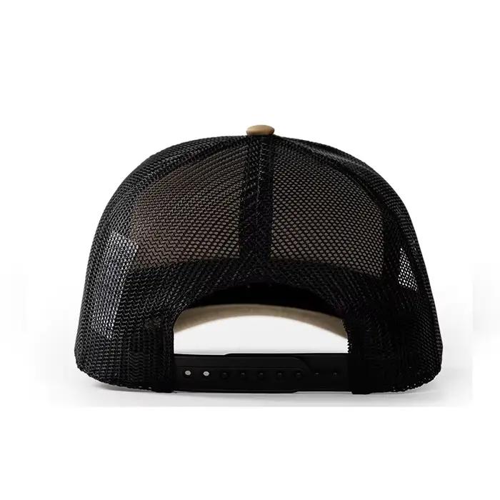 Casquette de baseball en maille à 5 panneaux avec logo personnalisé brodé pour l'extérieur pour femmes