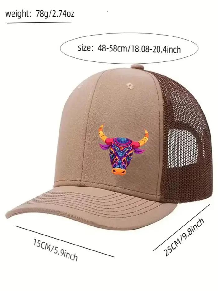 Casquette de camionneur bohème tribale 1 pièce