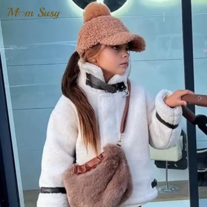 Chapeau de baseball Mom Susy pour enfants unisexe style streetwear protection solare doux confortable hiver