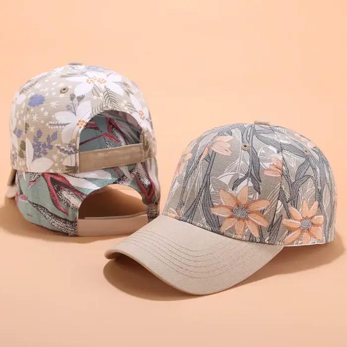 Casquette de baseball imprimée bohème pour femme
