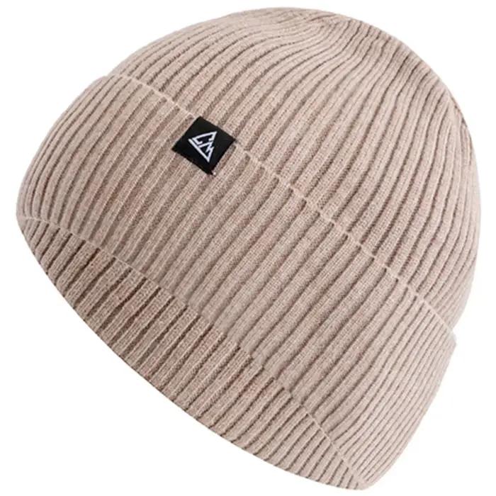 Offre spéciale unisexe automne/hiver bonnet chapeau montagne pic Labal haute élasticité tricoté chapeaux pour hommes