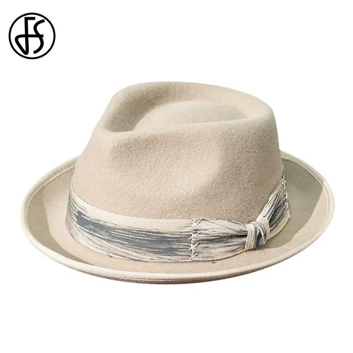 Casquette de jazz en feutre élastique pour hommes et femmes
