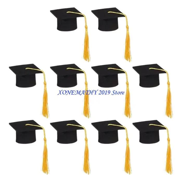 couvre-chef remise diplôme en feutres élégants bâtons à cheveux style fashion adapté aux étudiants et enfants occasions spéciales et soirées thématiques