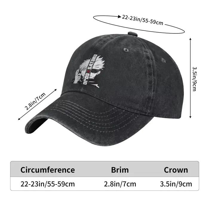 Casquette de baseball classique Jujutsu Kaisen Gojo Satoru pour hommes et femmes