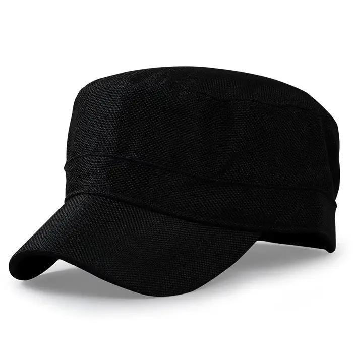 Casquette de cadet d'extérieur en faux lin pour hommes et femmes