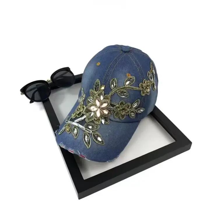 Casquette de Baseball en Denim pour femmes