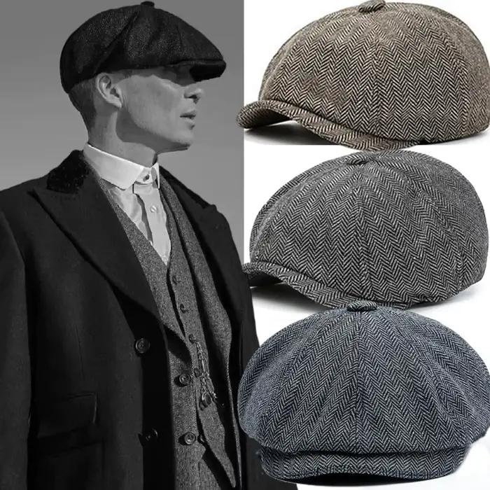 Hommes décontracté Peaky Blinders chapeau printemps automne rétro béret chapeaux sauvages