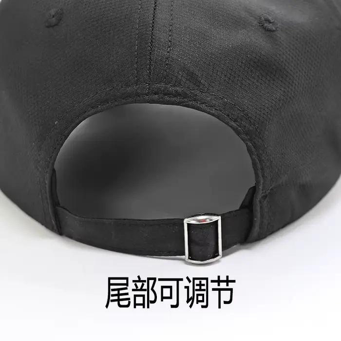 Casquette de baseball Beckyruiwu pour hommes de grand format en polyester solide avec protection solaire et ajustement réglable pour activités extérieures et quatre saisons