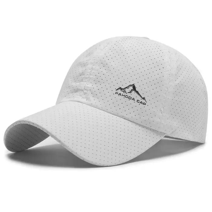 Casquette de baseball en maille ultra respirante à séchage rapide pour hommes et femmes