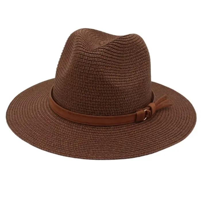 Chapeau de paille décontracté tressé