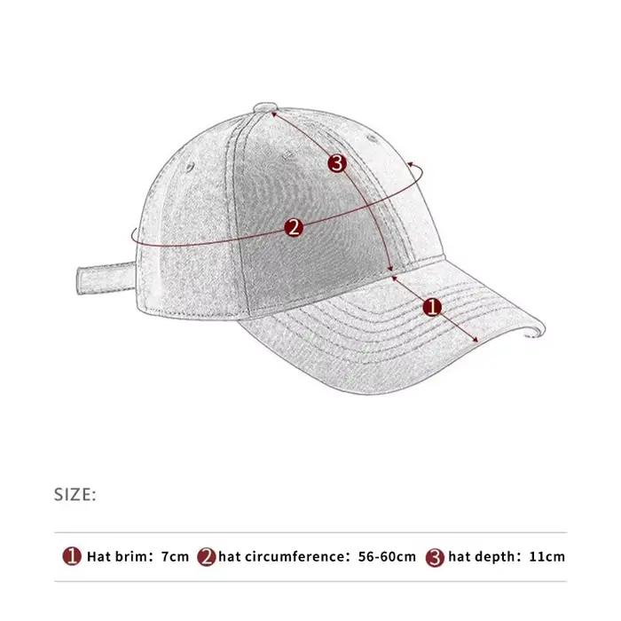 Nouvelle casquette de baseball rose pour femme