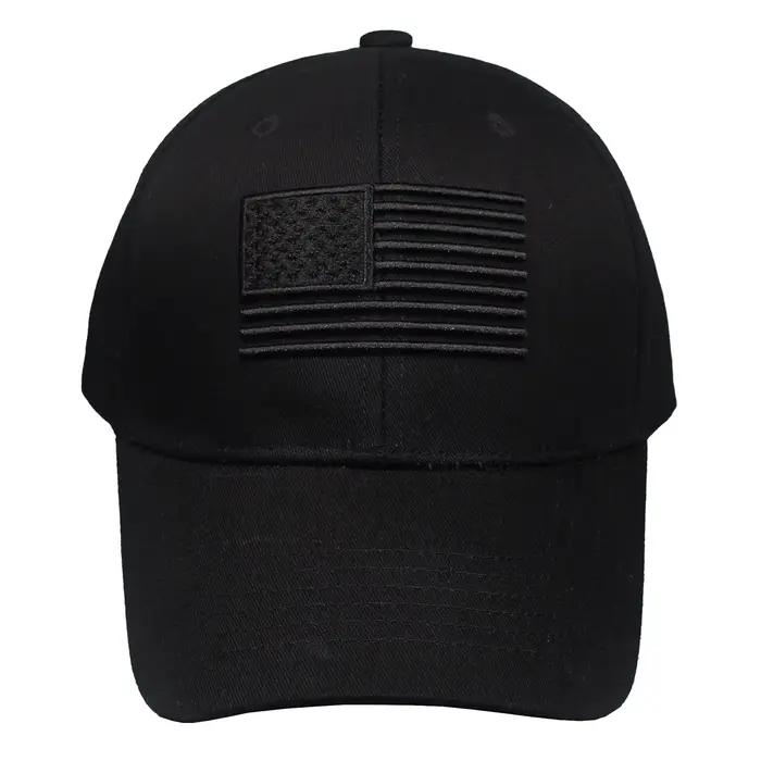 Casquette de baseball brodée drapeau américain unisexe