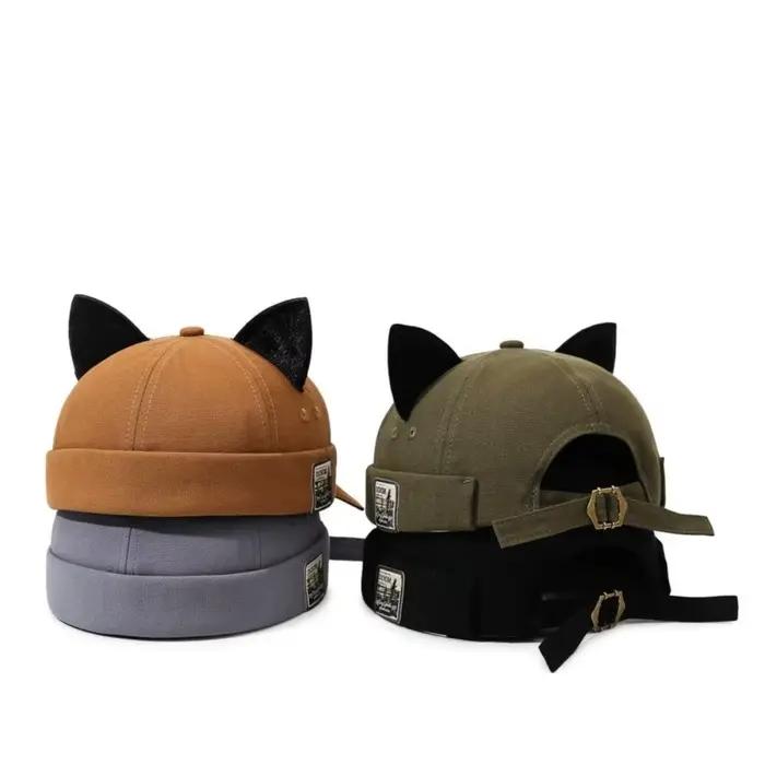 Chapeau Docker sans bord pour femme