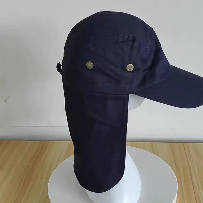 Chapeau de soleil à large bord avec rabat de cou pour protection UV, activités de plein air, randonnée et voyages en été