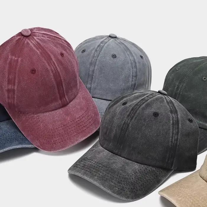 Casquette de baseball rétro en polyester protection solaire quatre saisons voyage homme femme polyvalente style chic détente en plein air