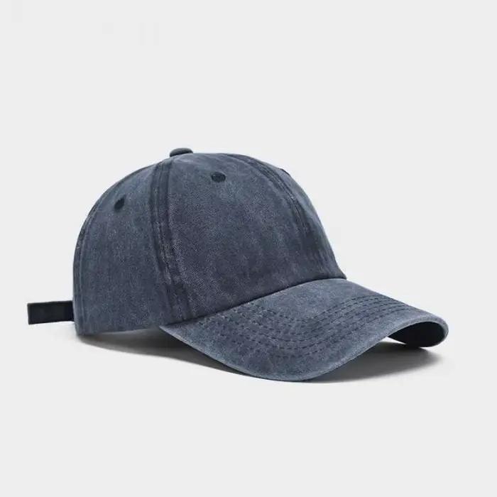 Casquette de baseball en coton délavé pour hommes et femmes style sport vintage hip hop pour occasions décontractées et événements sportifs