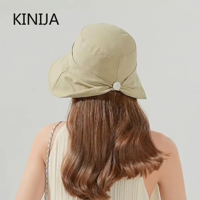 Chapeau de pêcheur japonais femme protection solaire uv sportif style chic plage occasions spéciales