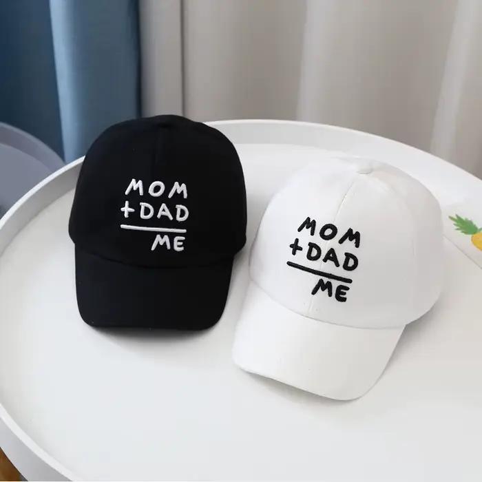 Casquette bébé garçon lettre brodée coton lavé été enfants casquettes de baseball