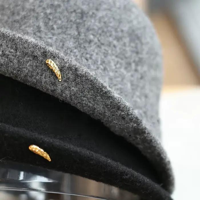 Chapeau de pêcheur flatteur mélange de laine française