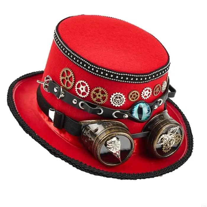 Chapeau foncé, casquette équipement avec œil du diable