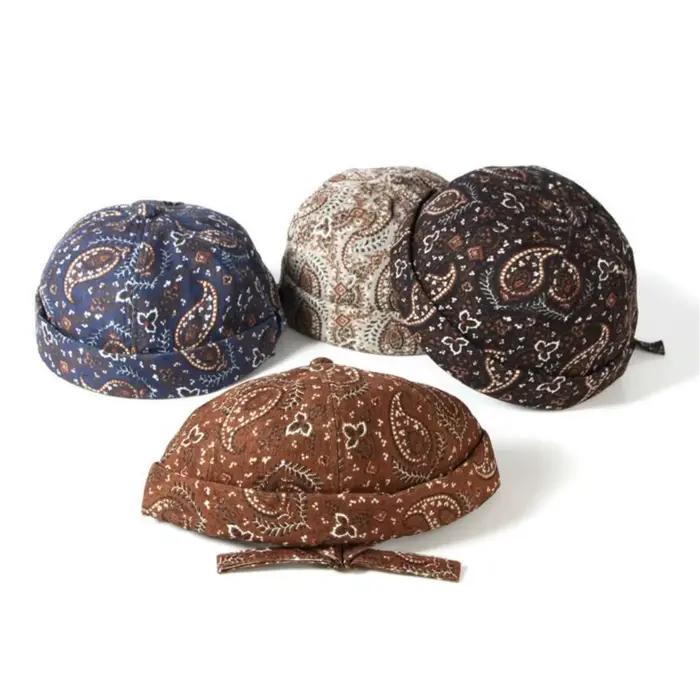 Chapeau sans bords en coton de Style bohème