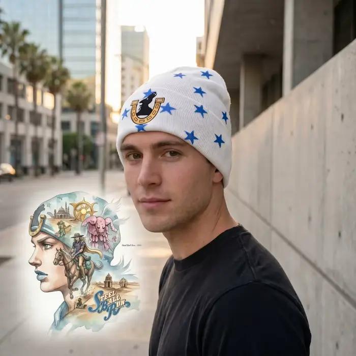 Casquette Johnny SBR de JoJo's Bizarre Adventure Part 7 Steel Ball Run