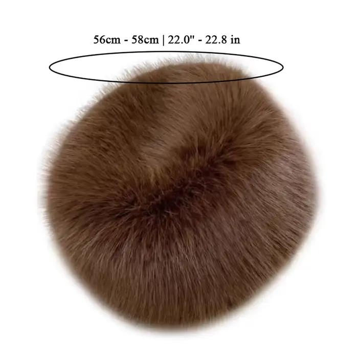 Offre spéciale chapeau de fourrure femmes chaud neige Ski casquette femme fausse