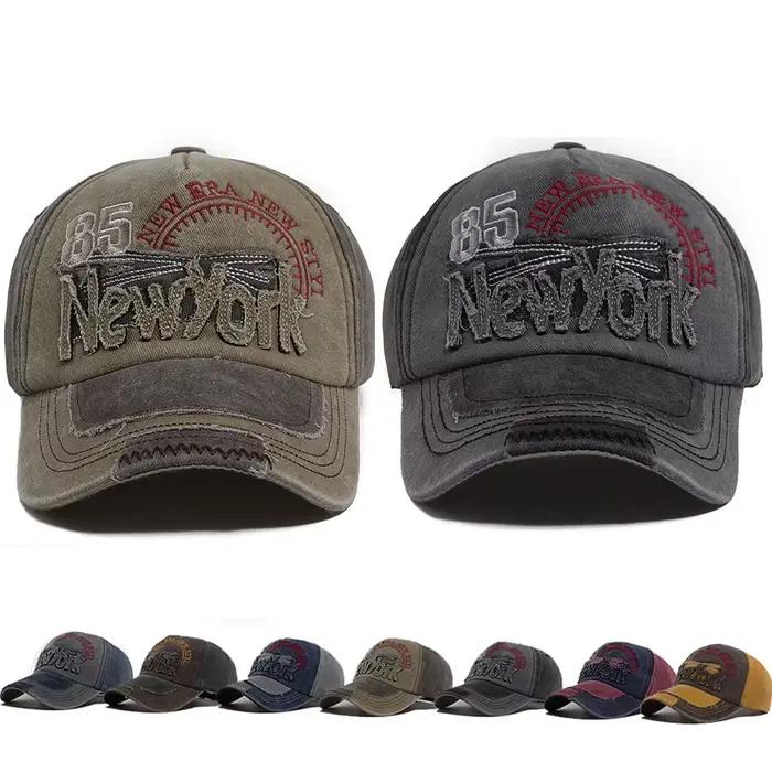 Casquettes pour hommes vintage délavées