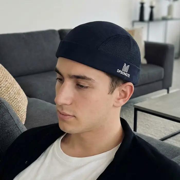 Chapeau Homme Tendance en Tissu Doux