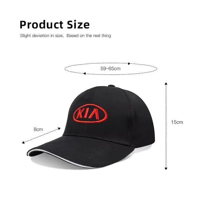 Chapeau de Baseball Brodé pour Hommes et Femmes KIA Modèle Réglable pour Stades et Loisirs Occasions Spéciales et Tenues Casual