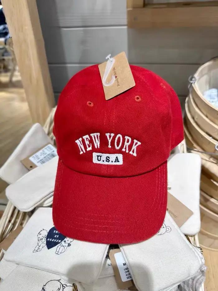 Casquette de Baseball avec Lettres Brodées Imprimées pour Femme