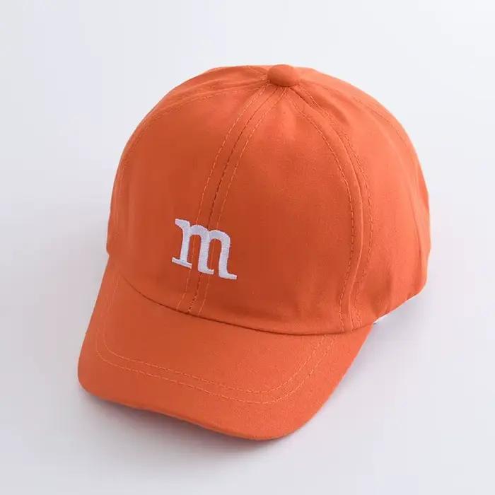 Casquette de soleil pour enfants en coton mignon style de baseball protection solaire pour garçons et filles occasions estivales printemps automne activité plein air