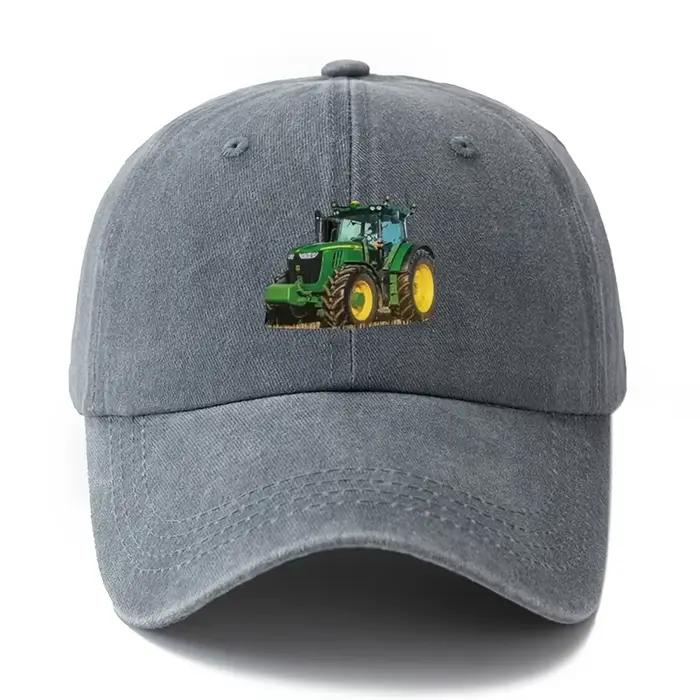 Casquette de baseball de tracteur imprimée pour hommes