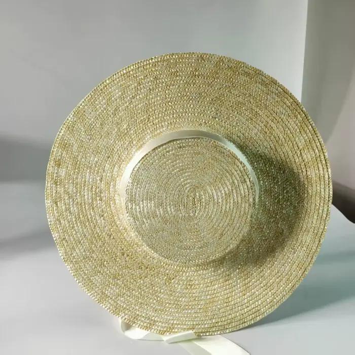 Chapeau de paille chic français pour femme