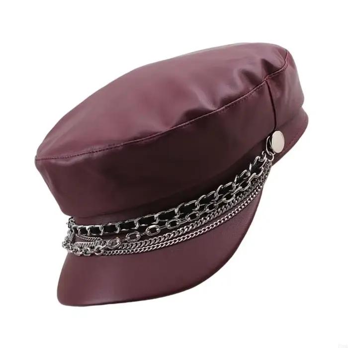 Béret à mode français élégant chapeau peintre surdimensionné