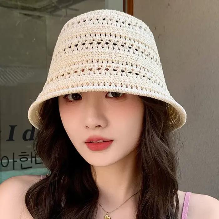 Chapeau de pot tricoté frais et tendance pour femme